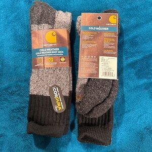 Carhartt Cold Weather Boot Socks - Black and Gray